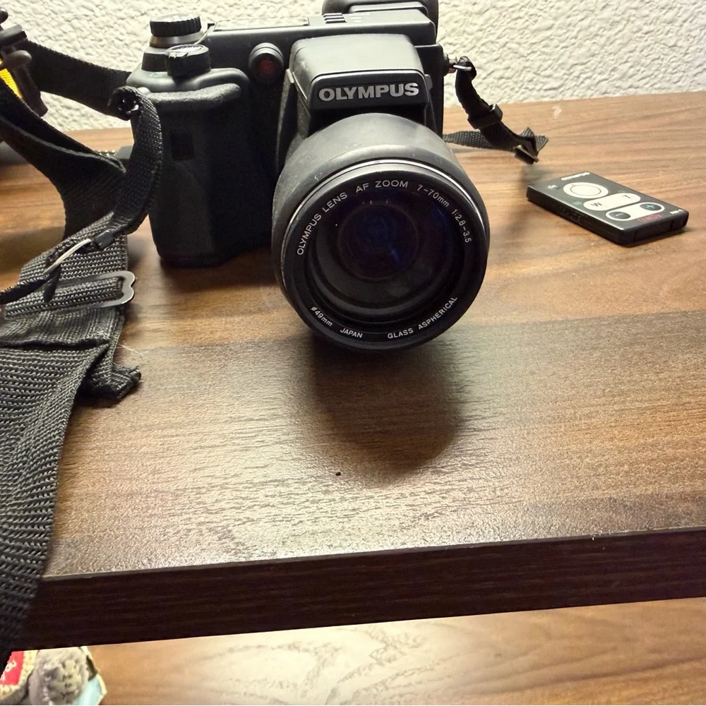 Olympus Black Digital Camera with Remote